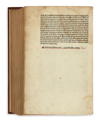 INCUNABULA  VORAGINE, JACOBUS DE. Legenda aurea sanctorum.  1481